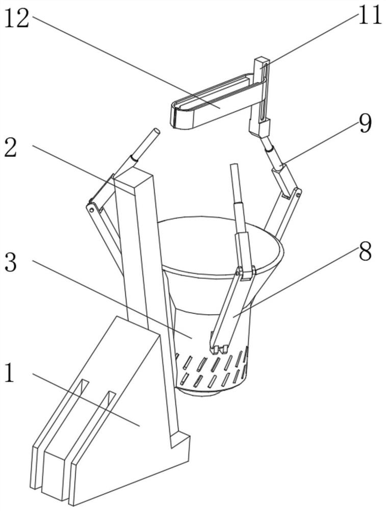 Poultry overhanging slaughtering auxiliary device based on non-Newtonian fluid struggling prevention