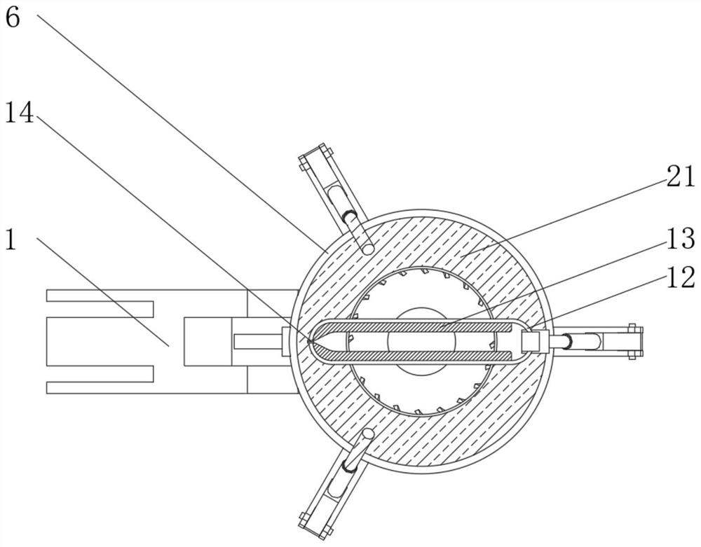 Poultry overhanging slaughtering auxiliary device based on non-Newtonian fluid struggling prevention