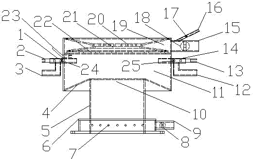 Furnace head of biomass burning furnace