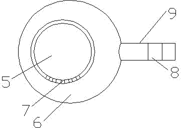 Furnace head of biomass burning furnace