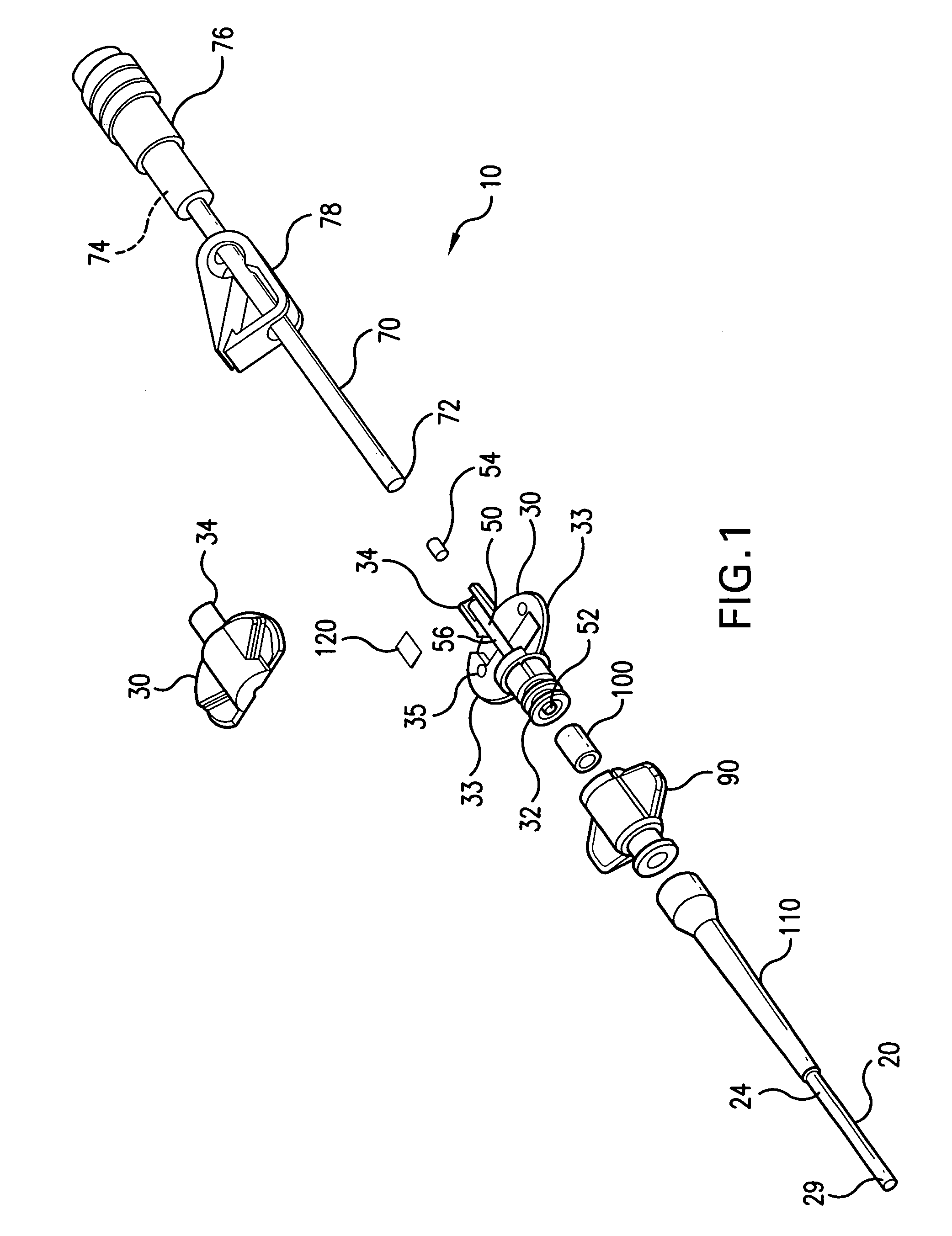 Implantable catheter and method of using same