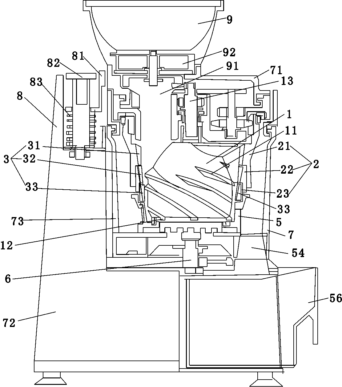 A double-screw food mill