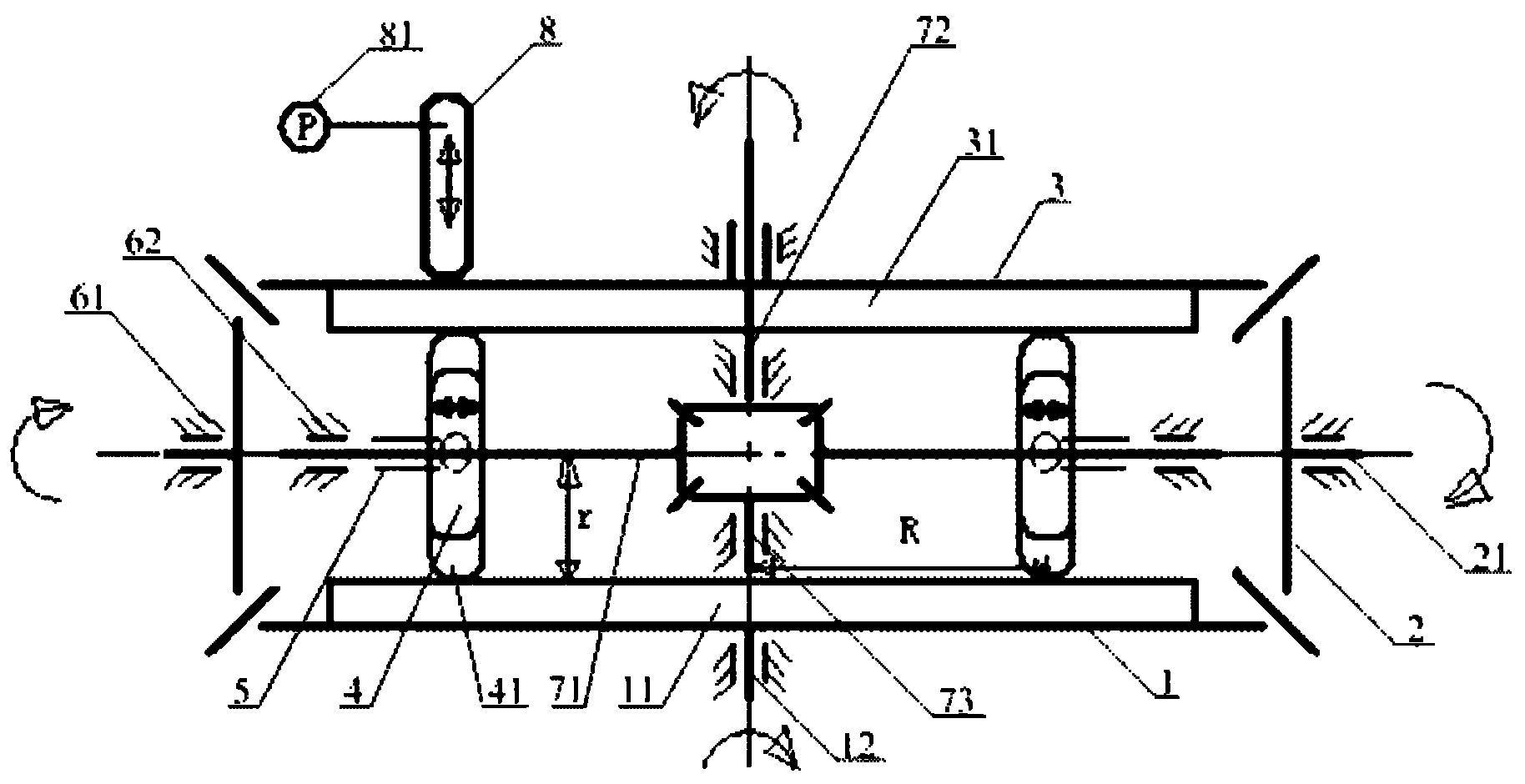 Stepless speed change mechanism and automobile