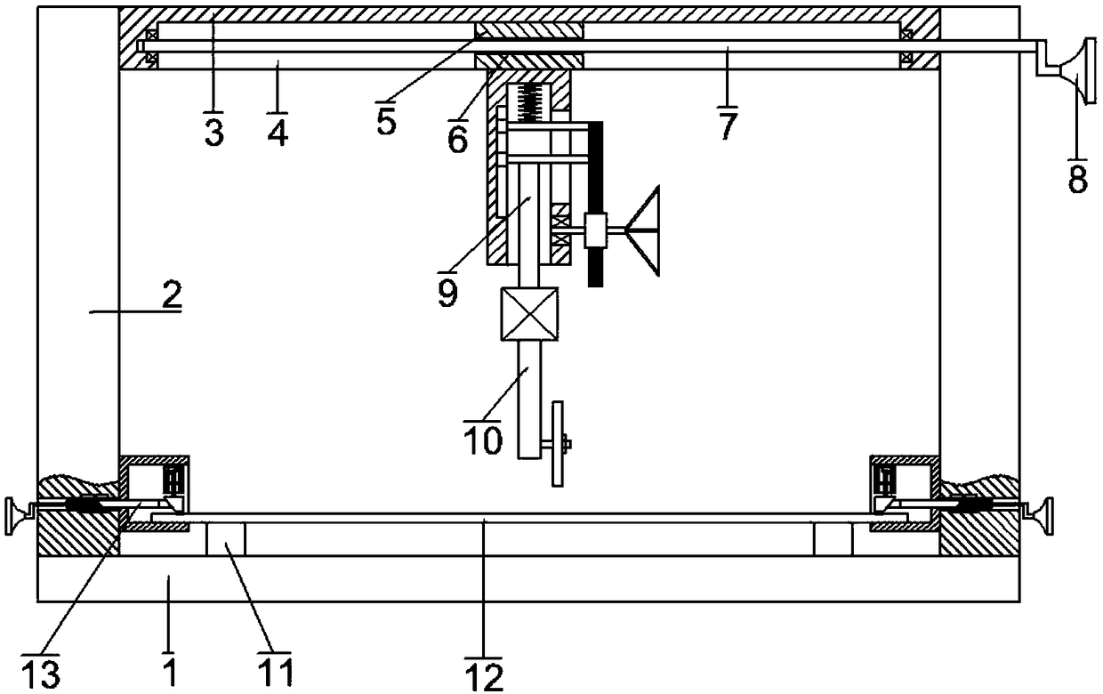 Equipment plate high-efficiency fixing platform with cutting machine and with safe and rapid separation functions