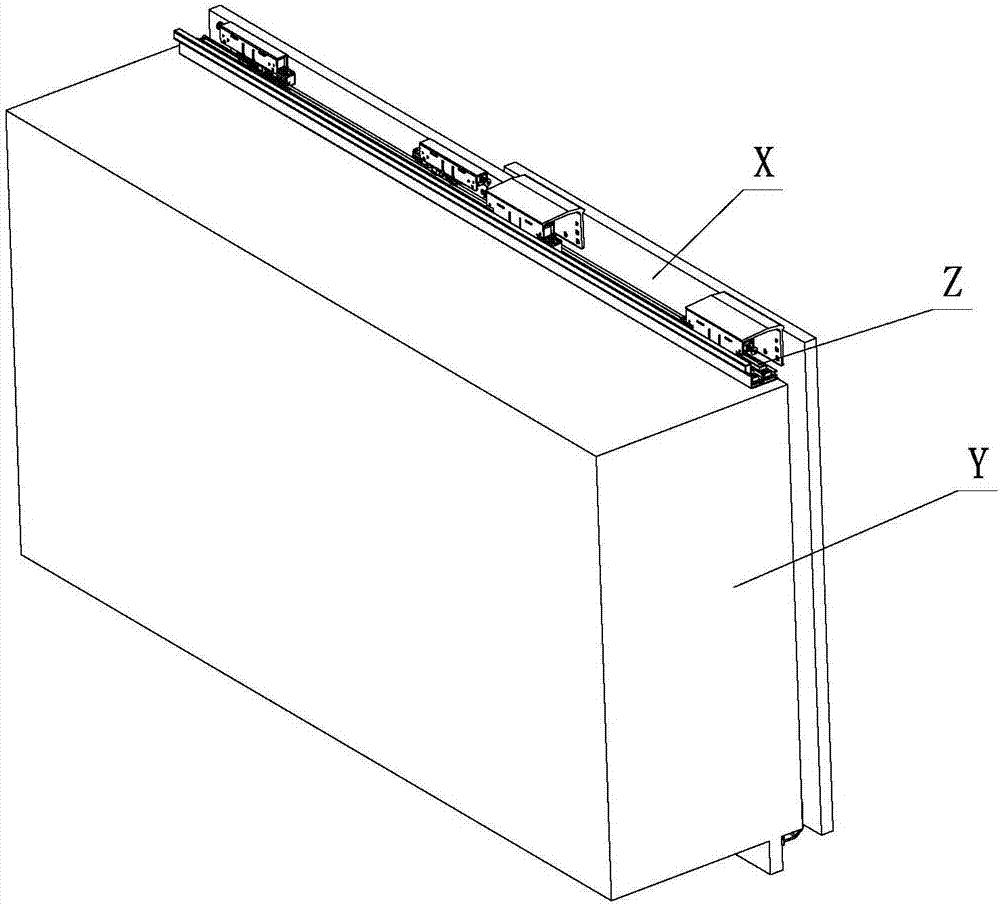 Rotating wheel elastic movable structure of furniture sliding door