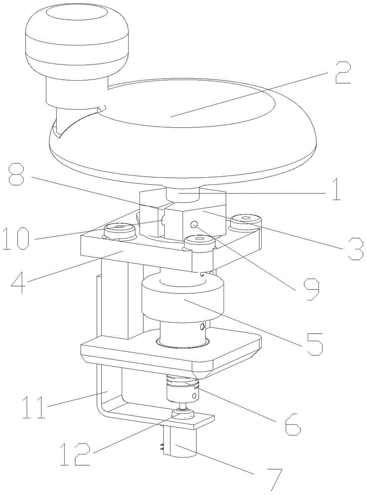 A steering wheel installation assembly