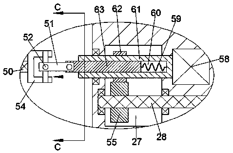 Transmission shaft deflection device and using method thereof