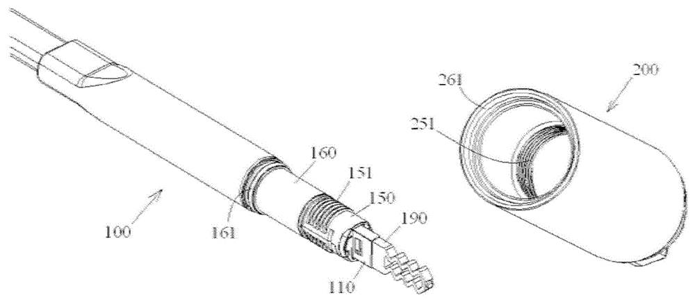 Protective cap, inserting core component, optical fiber connector and assembling method thereof and traction component