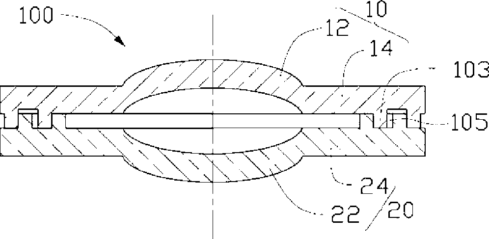 Lens module and method for manufacturing same