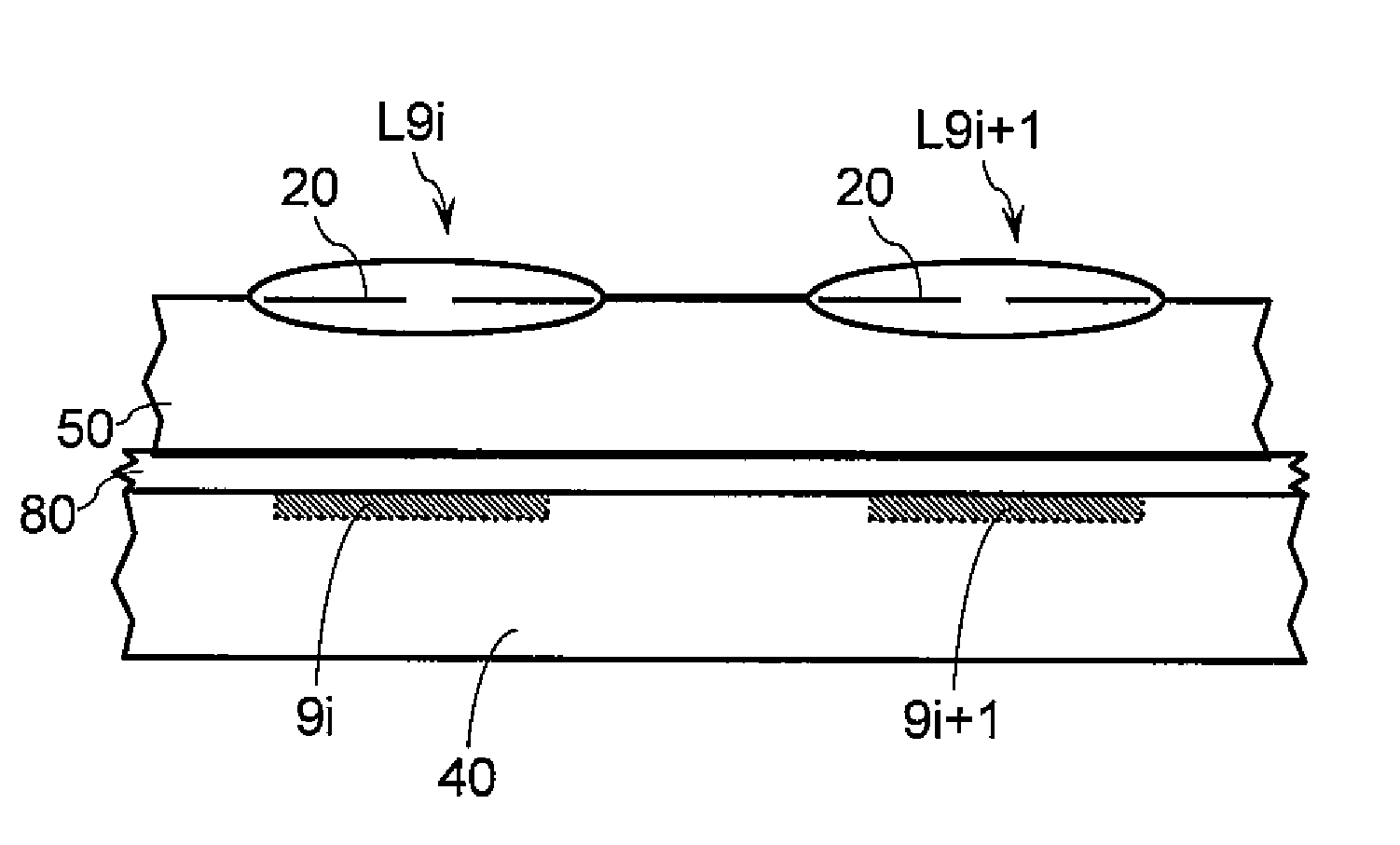 Method for manufacturing lenses, in particular for an imager comprising a diaphragm