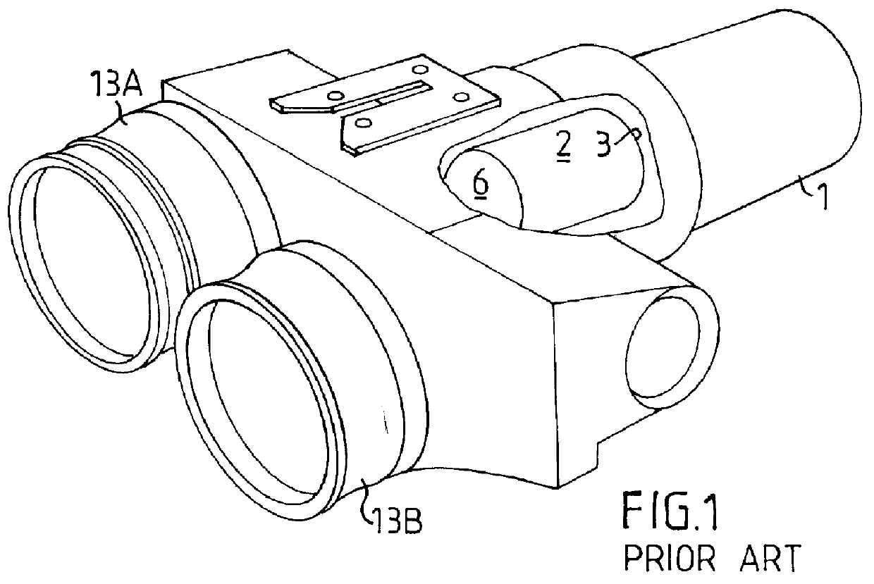 Image intensifier binoculars