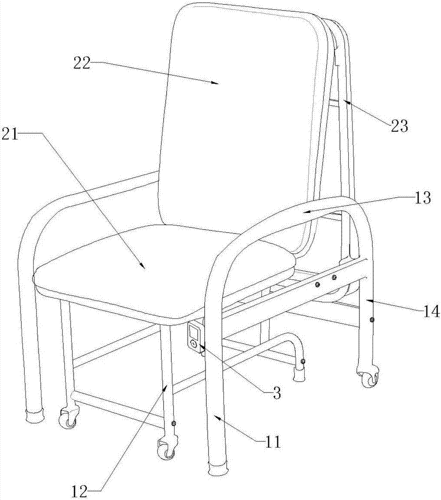 Sharing accompanying chair with bluetooth locking device and sharing method thereof