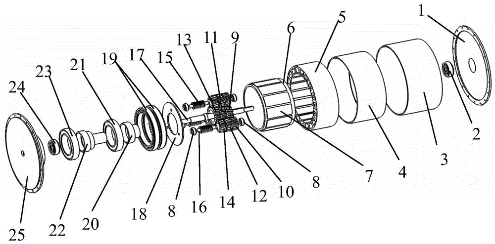 Wheel hub motor with variable reduction ratio for electric bicycle