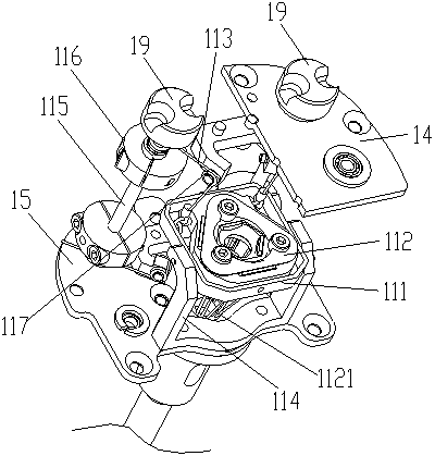 Actuating device, transmission mechanism, appliance structure and robot