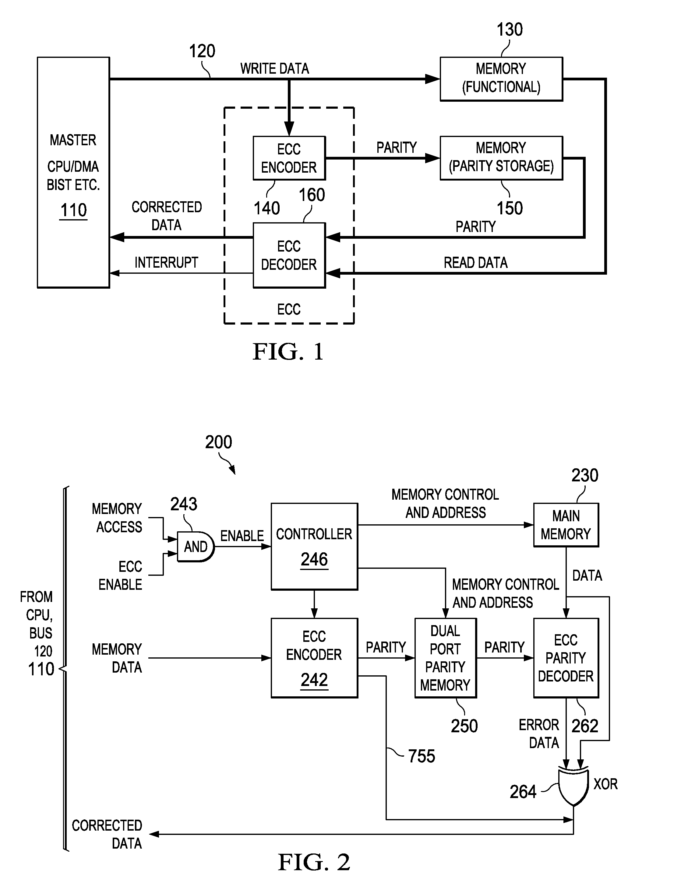 Low overhead and timing improved architecture for performing error checking and correction for memories and buses in system-on-chips, and other circuits, systems and processes