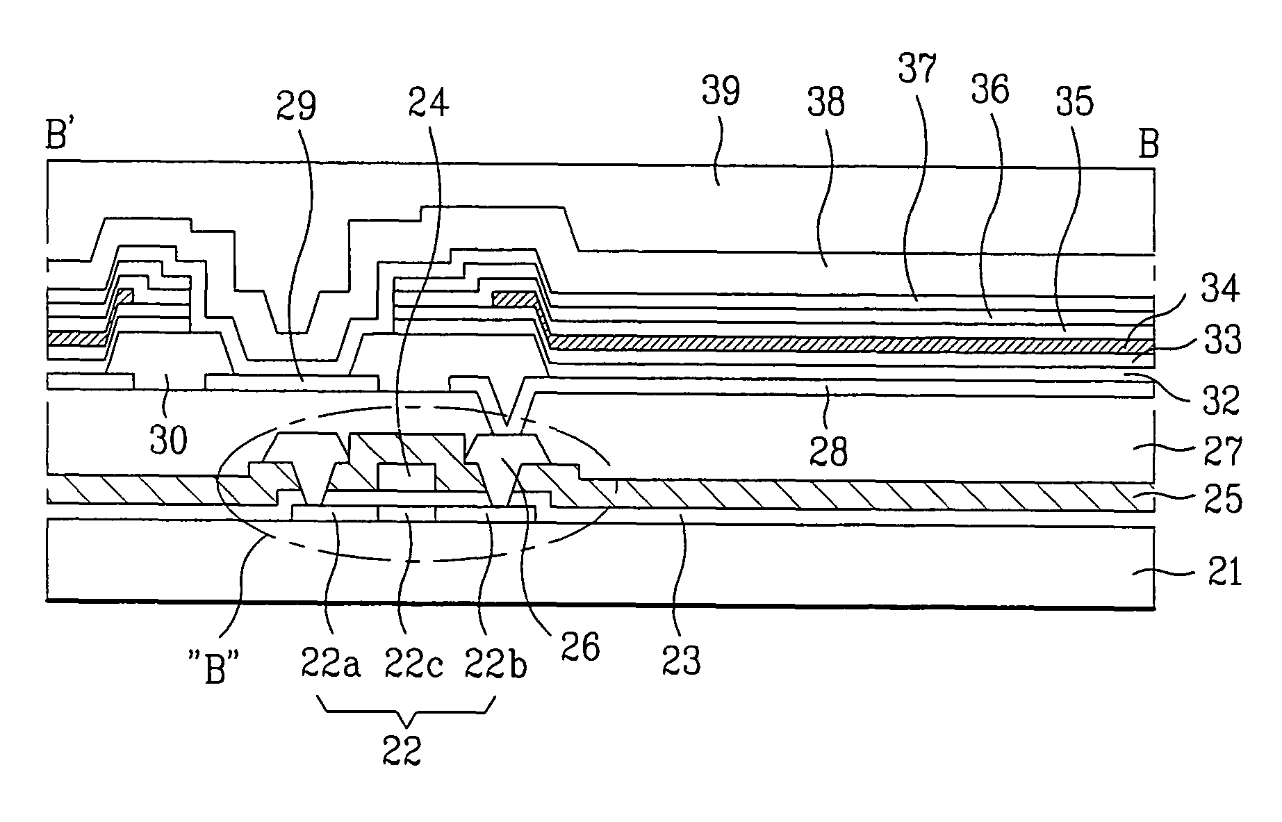 Top-emission active matrix electroluminescence device and method for fabricating the same