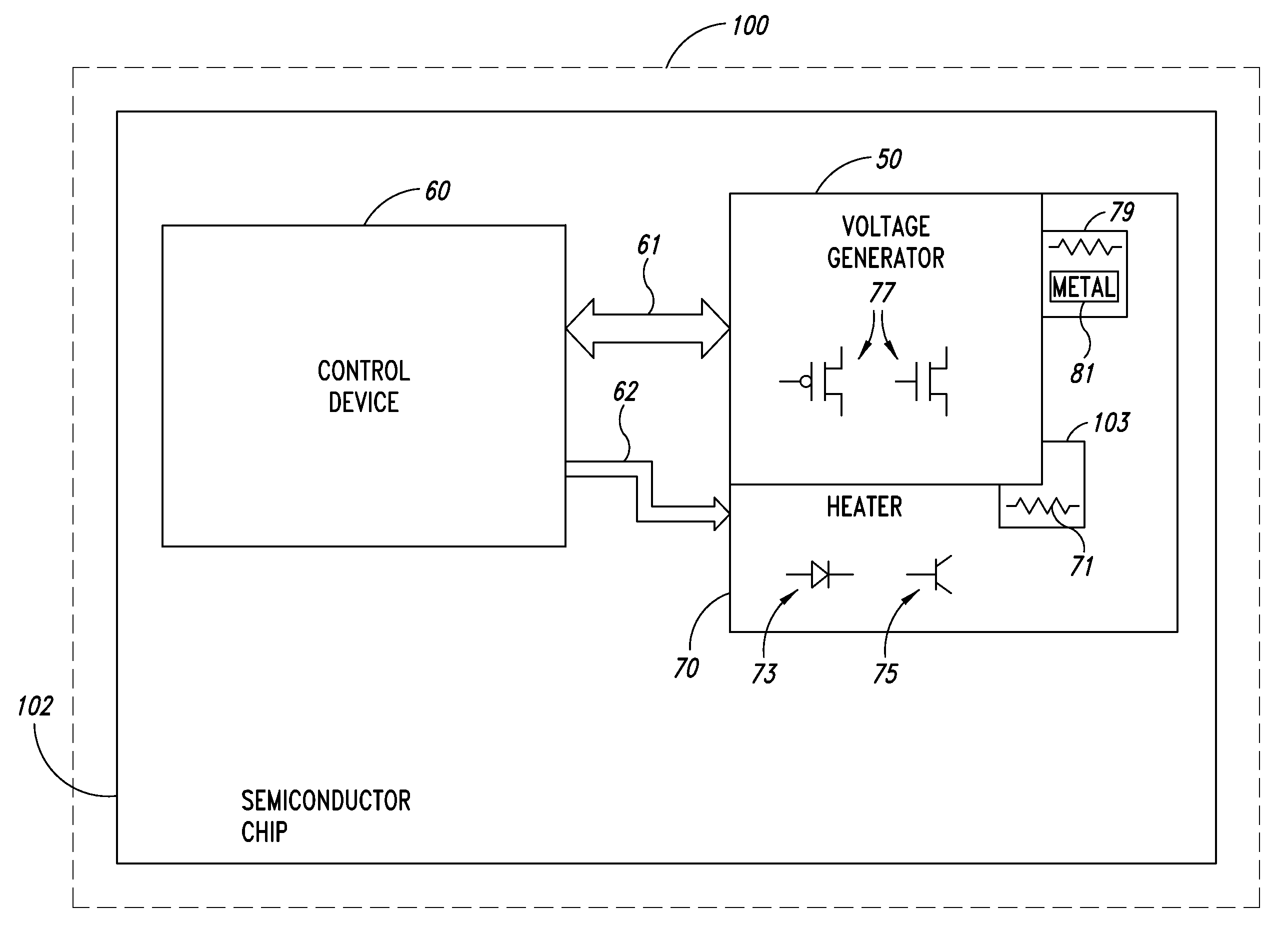 Electrical system, voltage reference generation circuit, and calibration method of the circuit