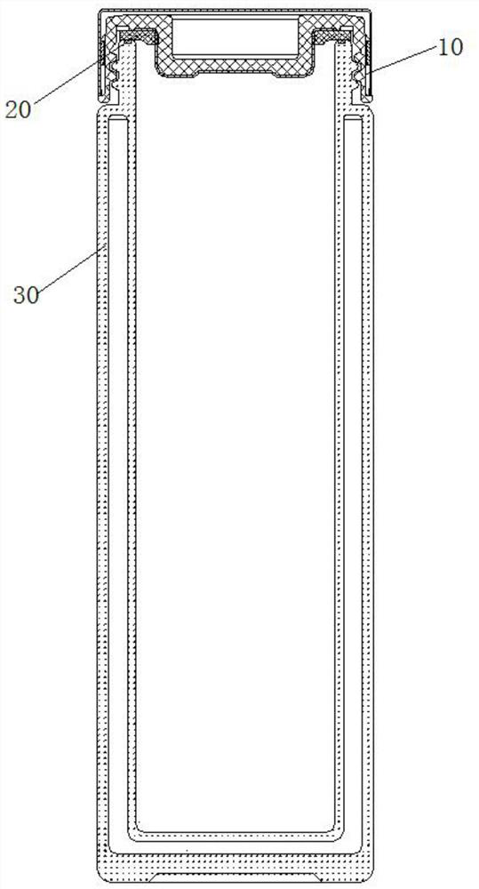 Cup with exhaust sealing ring assembled in cup cover