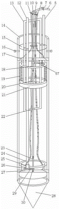 An adjustable underground alternate irrigation device