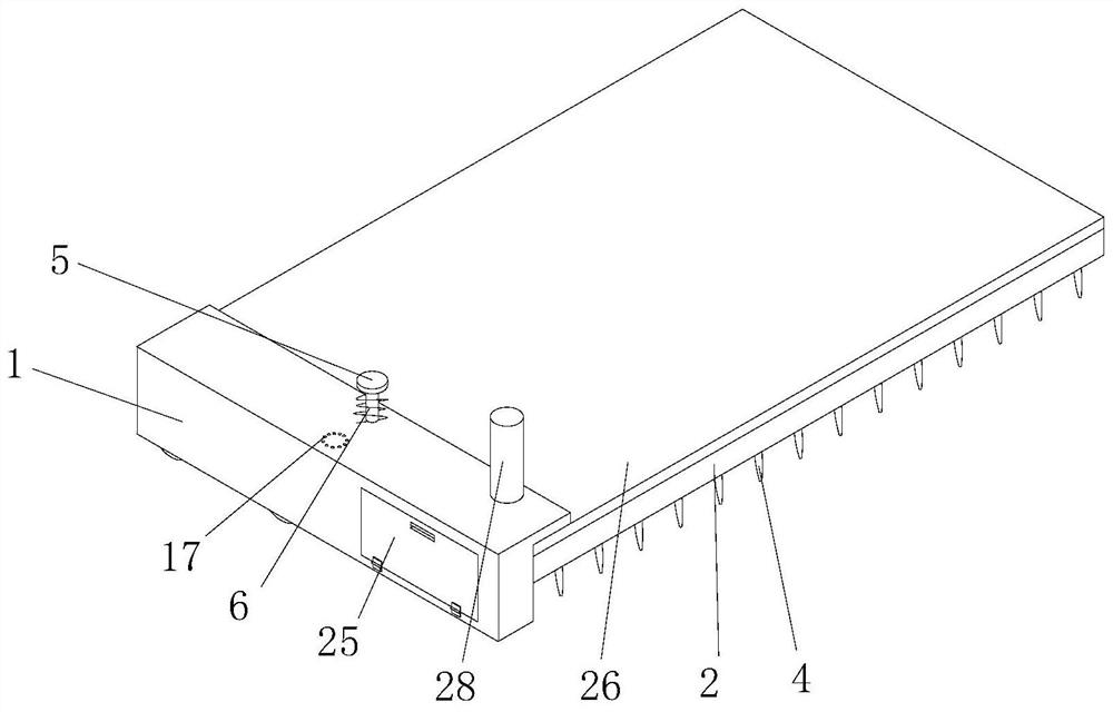 Escalator way cleaning device