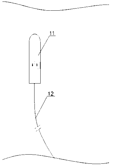 Power generation device for revolving body underwater vehicle