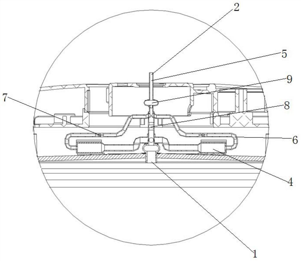 Pressure relief system of cooking equipment and cooking equipment