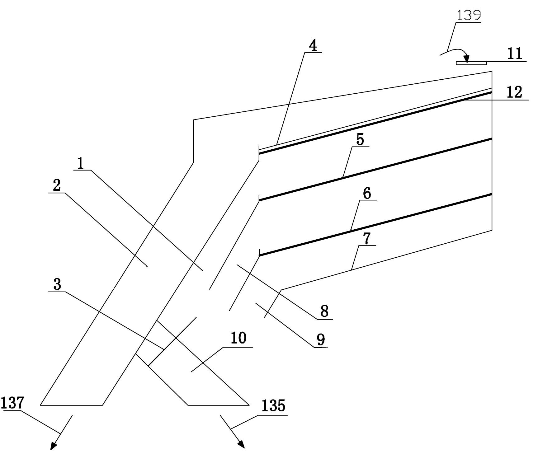 Gravel doped grinding system for anti-leakage wall and preparation method thereof