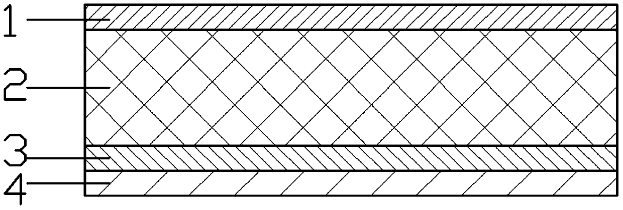 Secondary etching double-face circuit board structure and production technology thereof