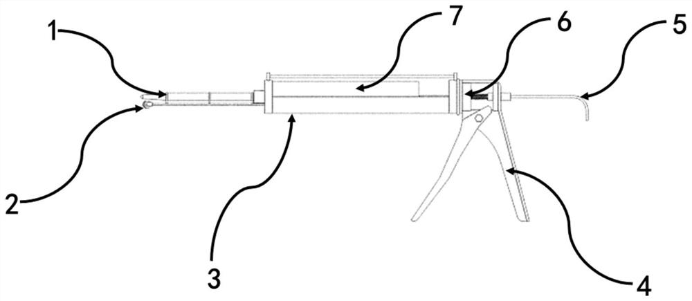 Seam beautifying agent gluing auxiliary device and use method