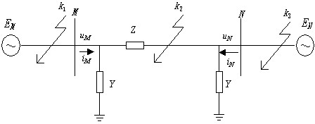 Pilot protection method based on signal distance and n-type circuit model