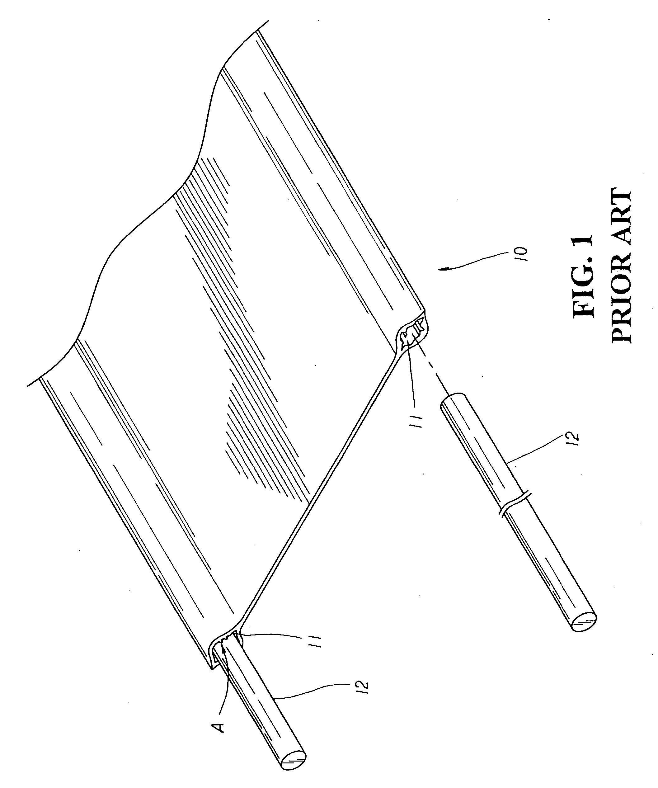 Blind slat structure