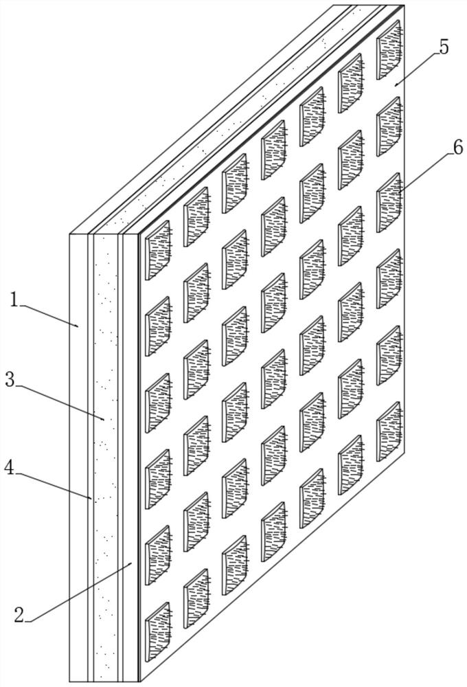 Combined anti-cracking and anti-falling external wall insulation board and forming process thereof