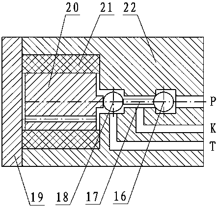 A solenoid valve box oil circuit switching device