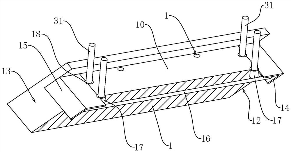 U-shaped groove foundation of assembled building and its construction method