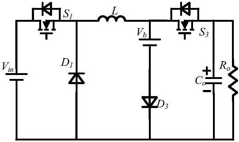 Non-isolation type single-magnetic-core three-port direct current converter