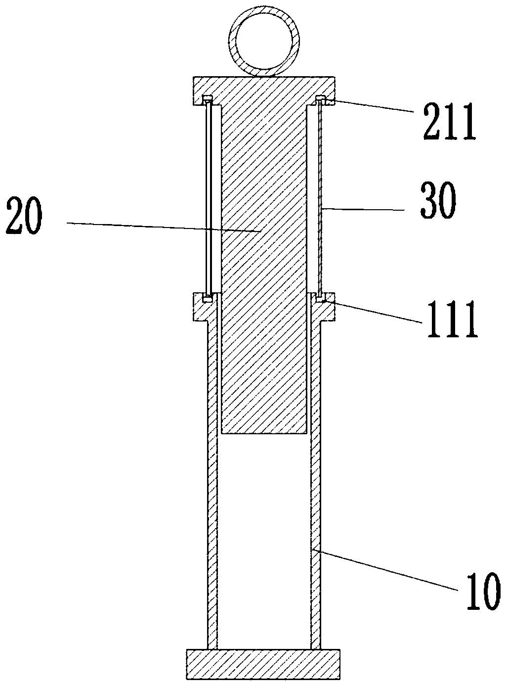 Protection device of hydraulic oil cylinder and engineering vehicle