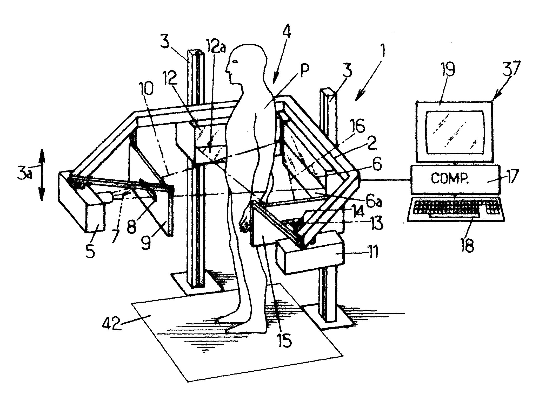 Medical imaging method and system for providing a finite-element model