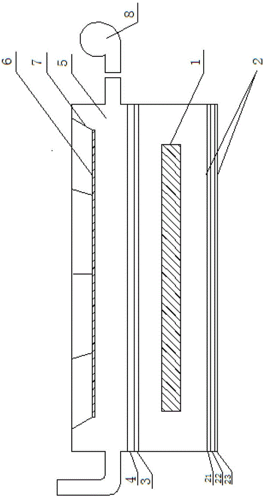 Thermophotovoltaic power generation device and method during continuous casting process