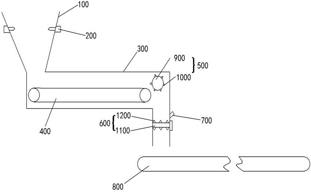 Material processing device with good crushing function