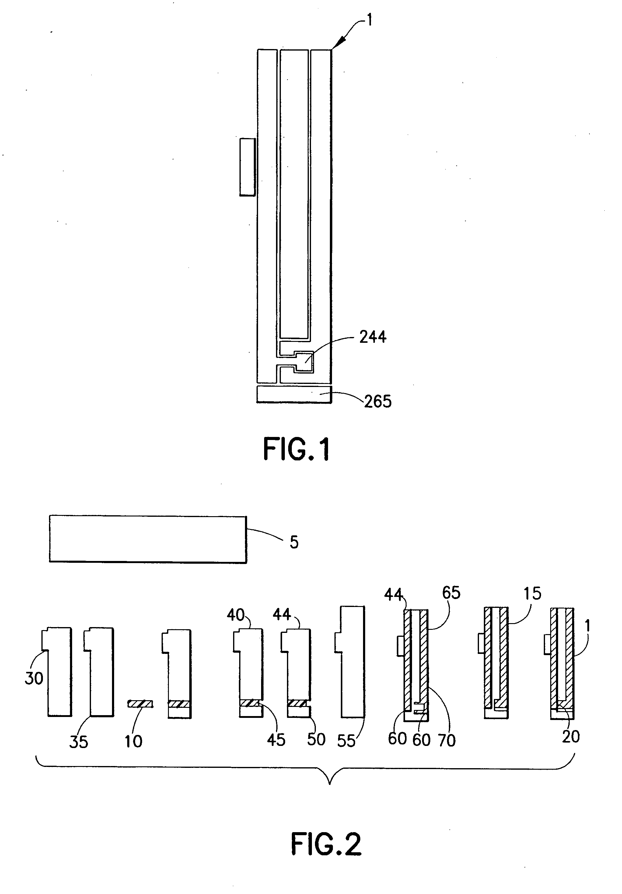 Strip electrode with conductive nano tube printing