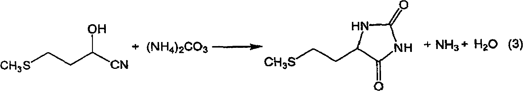 Process for producing methionine