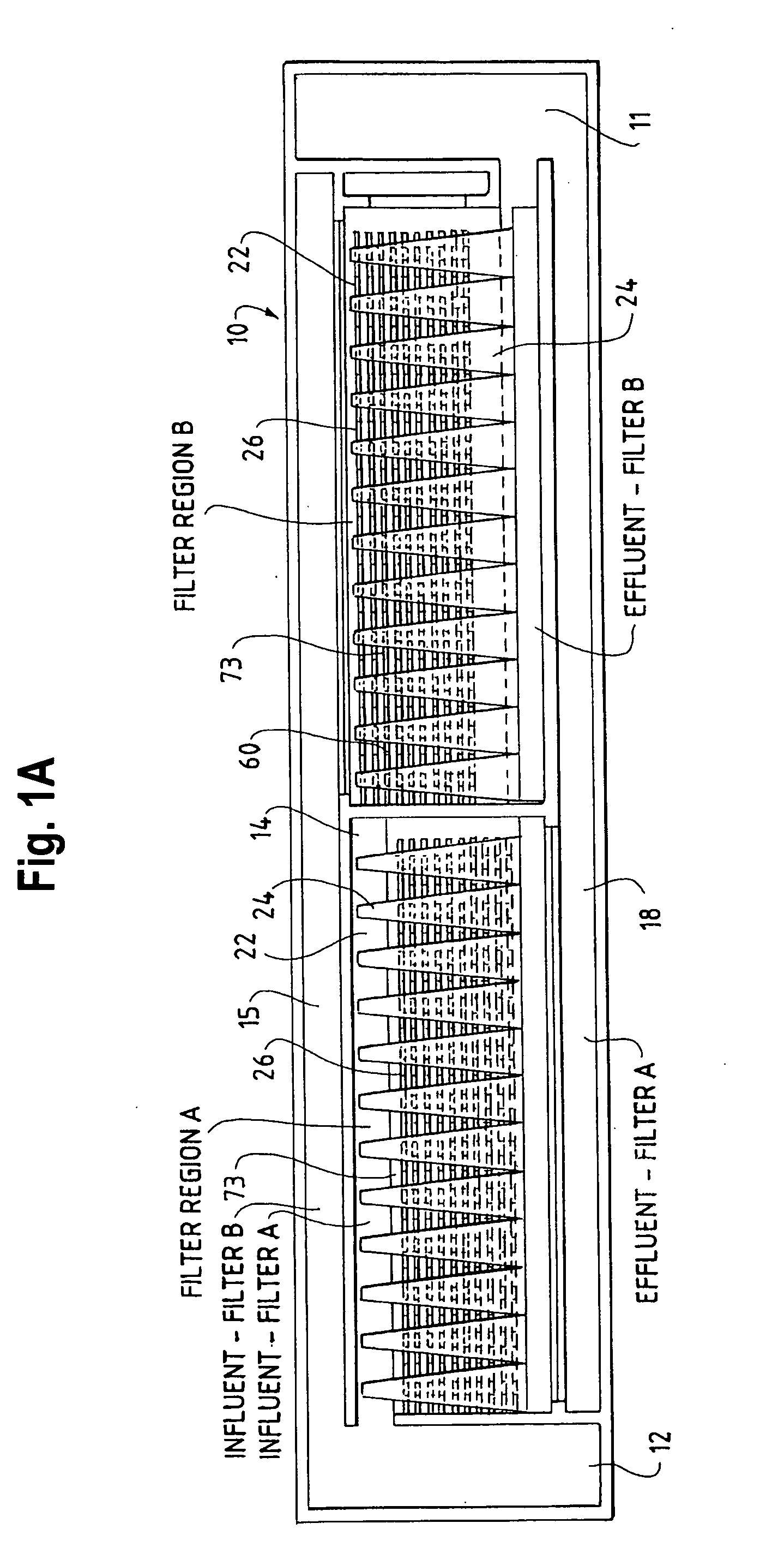 Backwash assembly and method having a rotating backwash arm for cleaning cloth filter media