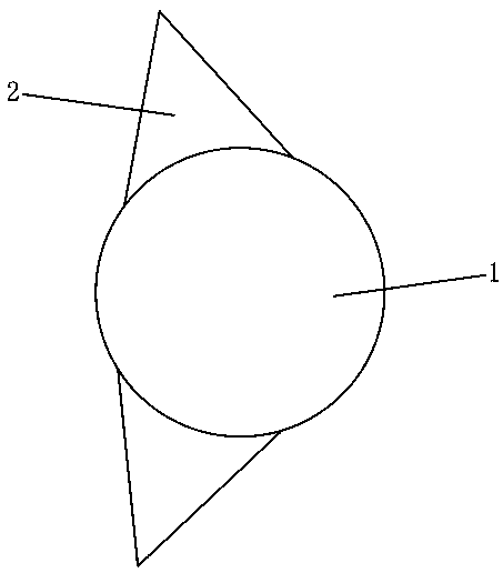 Method for constructing special-shaped tree hole based on wind rose map in tree planting area