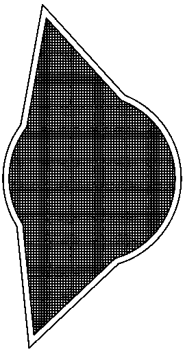 Method for constructing special-shaped tree hole based on wind rose map in tree planting area