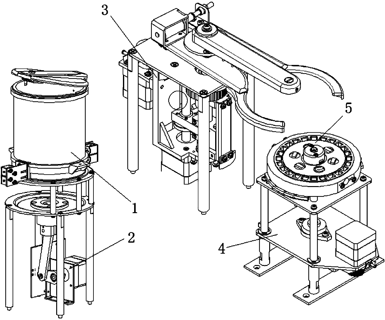 Automatic loading mechanism of fully automatic coagulation analyzer