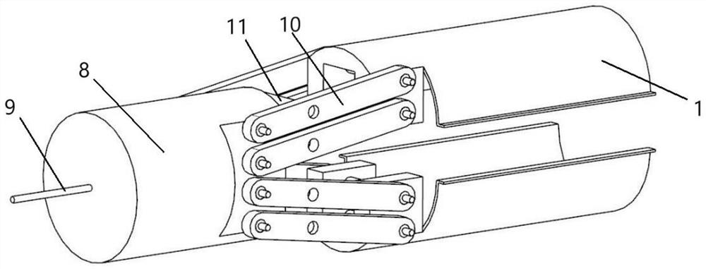 A film conveying device that overcomes the bending of long cantilever