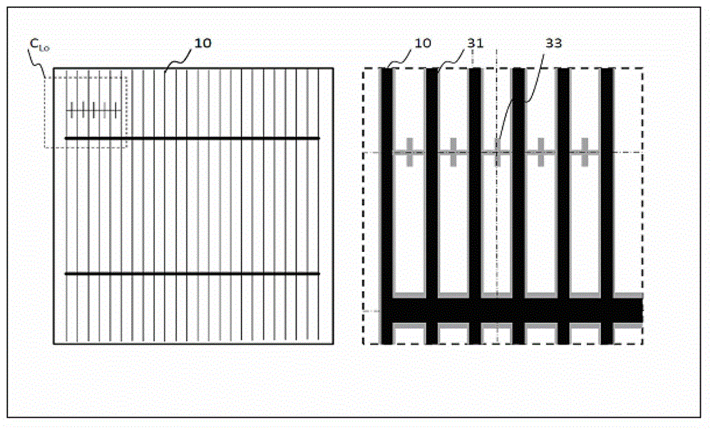 Selective electrode type solar cell grid line printing position precision detecting method