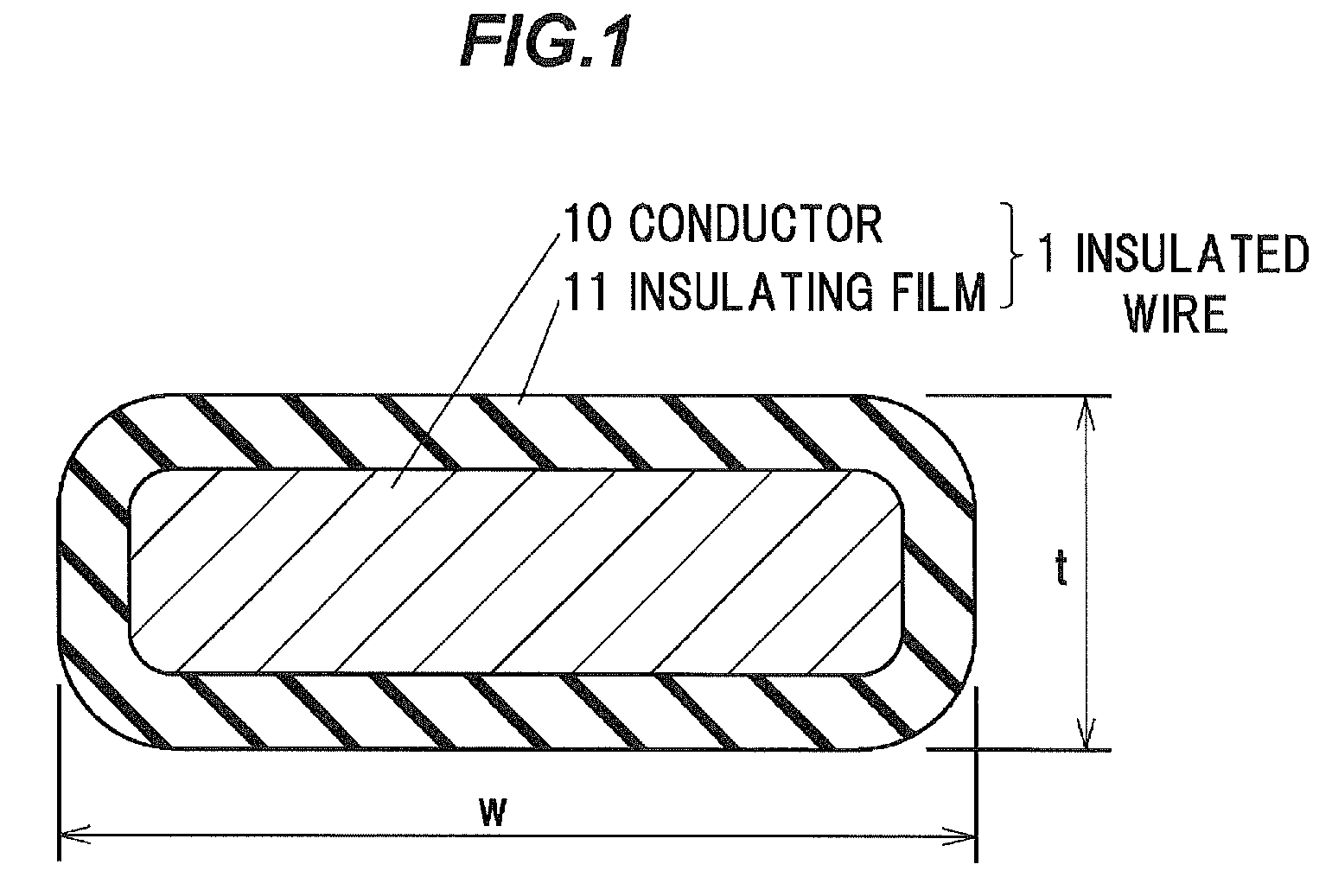 Insulated wire and coil formed by using the same