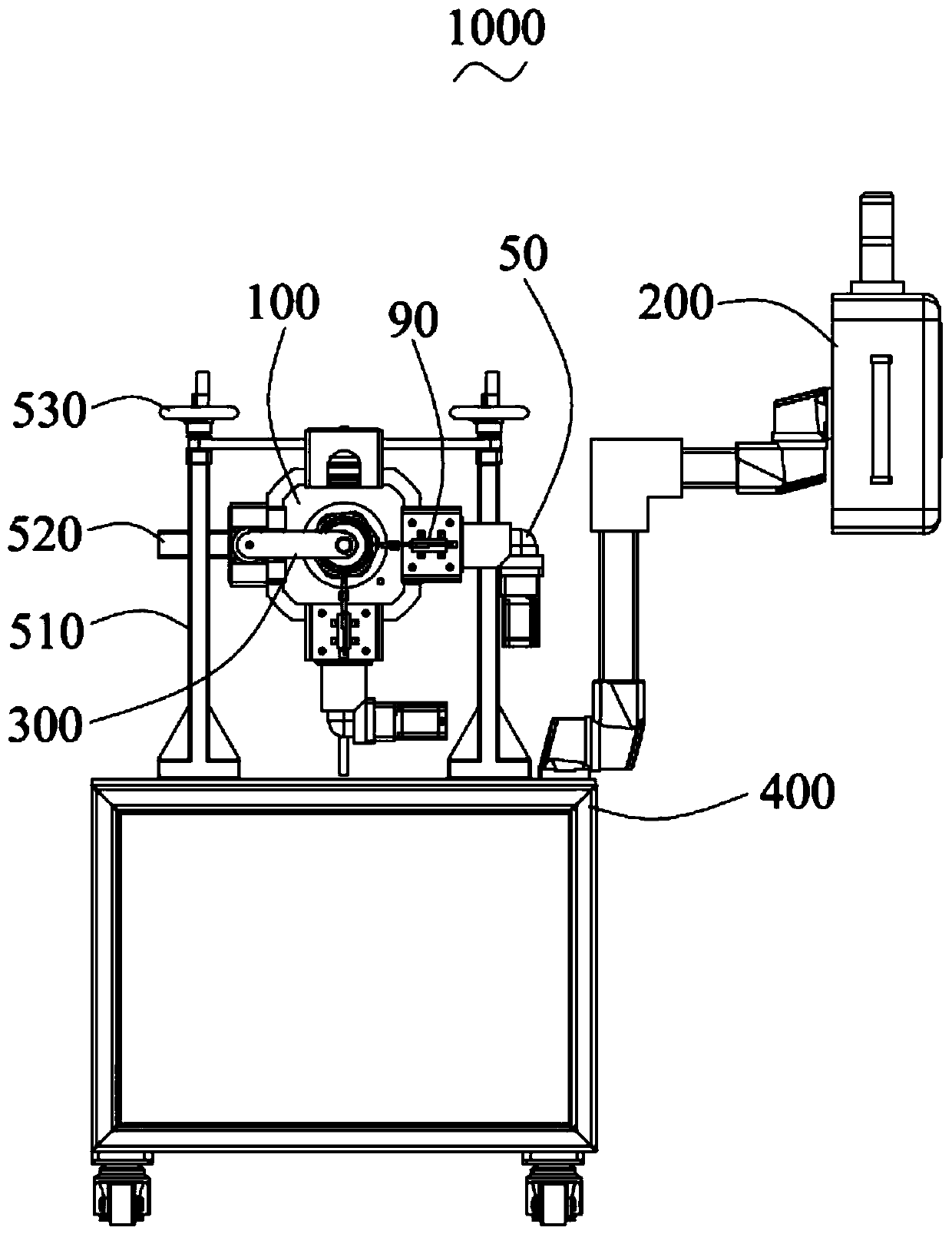 Automatic deviation adjusting extruding machine head mold and automatic deviation adjusting device