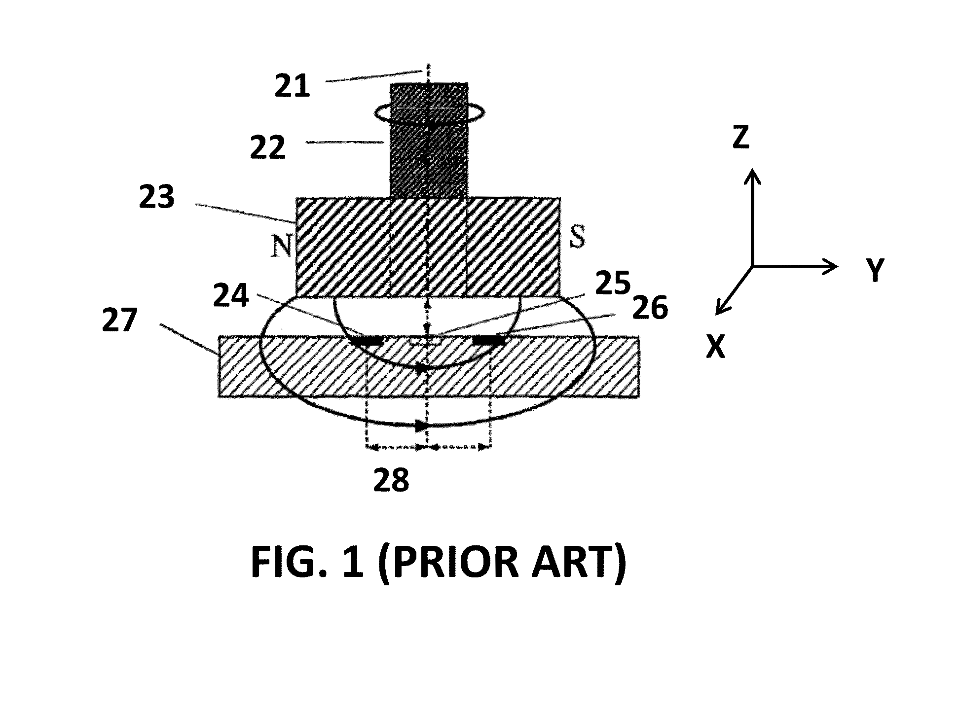 Arrangement, Method and Sensor for Measuring an Absolute Angular Position Using a Multi-Pole Magnet
